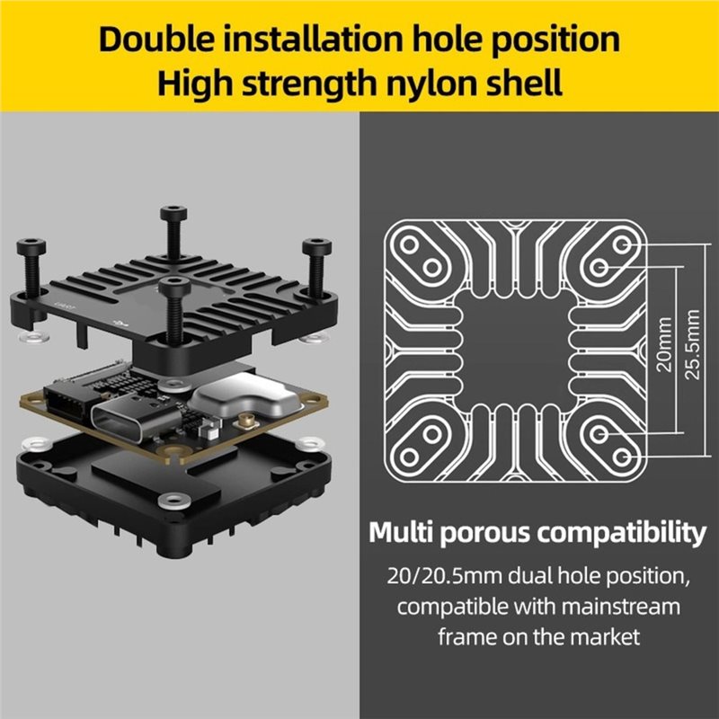 Heatsink Aluminium Onderdelen  - Drone Camera Wide Angle recensie en prijs