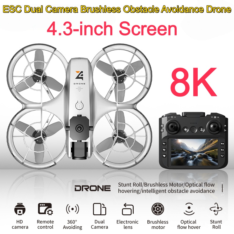 4,3-inch drone met groot scher - Drone Camera 4K recensie en prijs
