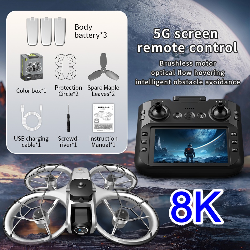 4,3-inch drone met groot scher - Drone Camera 4K recensie en prijs